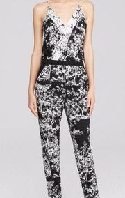 DVF Diane Von Furstenberg SHANY 2 Floral Silk Jumpsuit Jumper Toile Meadow