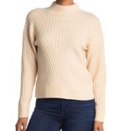 Sophie Rue mock turtleneck sweater ribbed Large