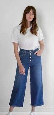 Levi’s  Mile High Cropped Wide Leg Jean