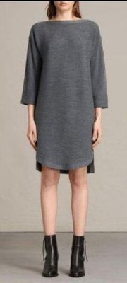 💕ALLSAINTS💕 Esia Grey Merino Wool Sweater M NWT