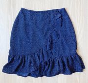 Gianni Bini Women’s Navy Polka Dot Skirt Size XS