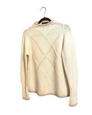 525 America Mock Neck Wool Blend Sweater