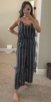 striped jumpsuit