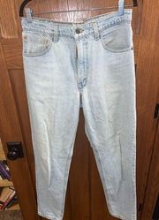 Levi Strauss relaxed fit tapered leg jeans w33 l32