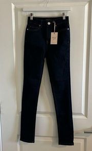 NWT Ted Baker Hope and Jeans Classic Skinny Jeans In Dark Blue Size 25