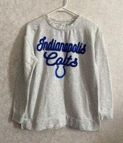 Team Apparel women’s medium gray Indianapolis Colts top