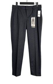 NWT Liverpool The Kelsey Knit Trouser Dress Pant Black Gray Etched 27 / 4