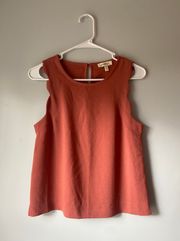 Orange Dressy Tank Top