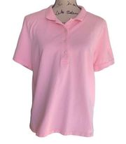 Gretchen Scott Polo Pale Pink Top XL