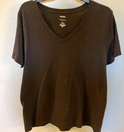 Goods for Life Womens V-Neck Black T-Shirt - Size L