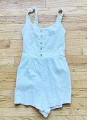 Romper Cream Size Small