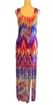 VENUS Like New Condition Multi Colored Floor Length Vacationing Maxi Gown