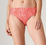 NWT Athleta Clean Full Swim Bikini Bottom "Hudson Red"