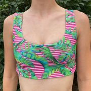 ASOS Reversible Lime Green & Pink Bikini Top