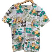 Whinny the Pooh women's size medium scrub top