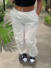 White Cargo Pants