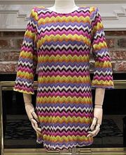 retro hippie chevron knit dress/ S /Excellent condition