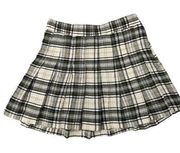 Hesperus Y2K Plaid Beige And Green Skirt Clueless Mean Girls Style, Size Large