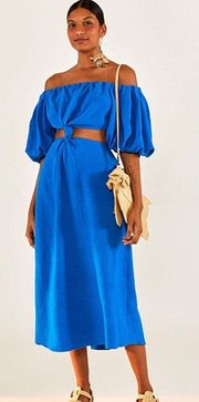 Blue Midi Dress