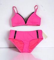 Michael Michael Kors Barbiecore Neon Pink Cruise Line Bikini