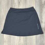 Peloton Golf Tennis Skort Athletic Skirt Stretch Pockets Blue Gray Size S