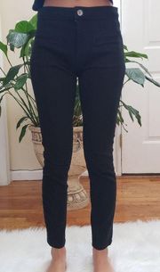 x Kate Moss Black Warren Skinny Ankle Jean See Description