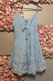 Blue Flow Dress