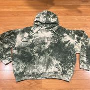 Exist women’s  tie dye Martha vineyard hoodie sweatshirt size large .