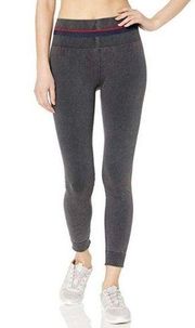 Champion  Vintage Dyed Seamless Tights Black Stone Wash Grey Womens Small