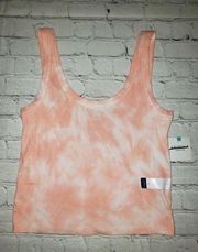 NWT Arizona Jean Co Jrs Size Large Pink Cropped Tank Top