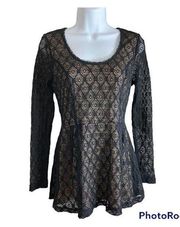 Catherine Malandrino Lace Top Small