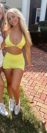 Yellow Athletic Matching Set