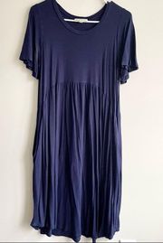 ⭐️ Blue Flowy Dress Size Small