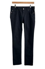 DL1961 Tory Slim Straight Leg Denim Jeans in Black Size 28