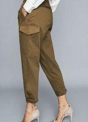 Reiss Brown Bleeker Cargo Pants Size 6