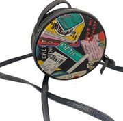 Nicole Miller Shopaholic 1991 Vintage Round Crossbody Bag