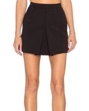 Vince inverted front pleated mini skirt