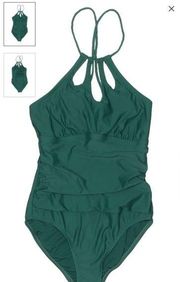 New With Tags Merona EMERALD GREEN swimsuit