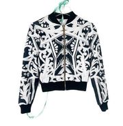 NWT Mistress Rocks Sugar High Cropped Bomber Jacket Size Small S NEW