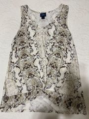 Snakeskin Print Tank Medium