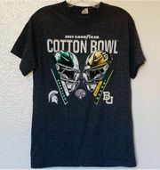 2015 Goodyear Cotton Bowl MSU Spartans Baylor l Bears College Football Shirt M