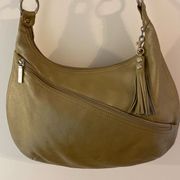 Hobo international large hobo light green leather bag