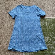 Sherpa Blue Patterned Dress 