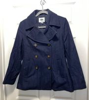 Women's Blue Peacoat