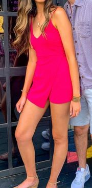 Hot Pink Romper