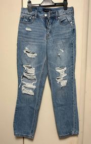 Ripped “Mom” Jeans