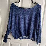 Hale Bob Blue Long Sleeve Sweater Size XL