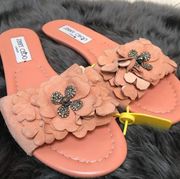 Suede and embellished flats