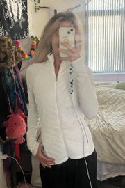 White Full Zip Jacket