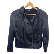 The Kooples moto jacket hooded